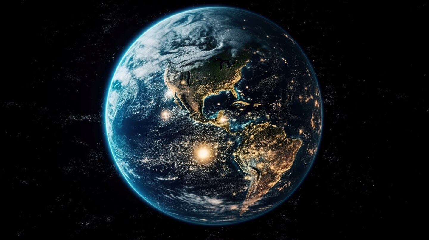 Earth view from space 1920x1080